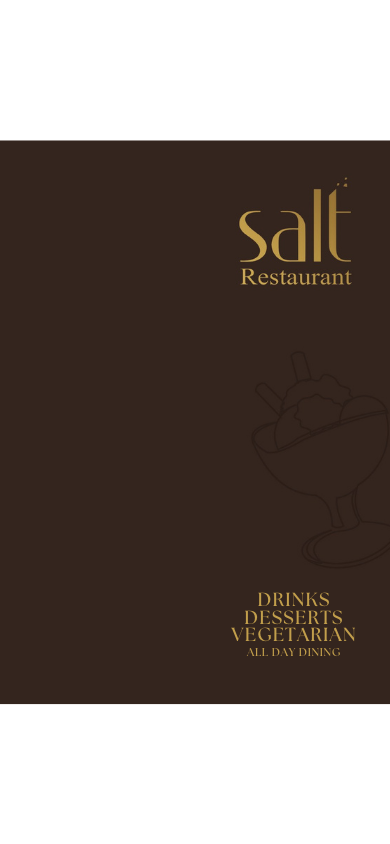 Salt Restaurant menu