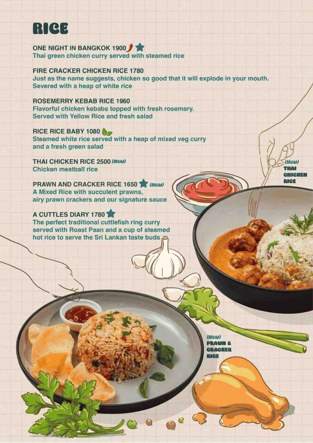 Caramel Pumpkin menu