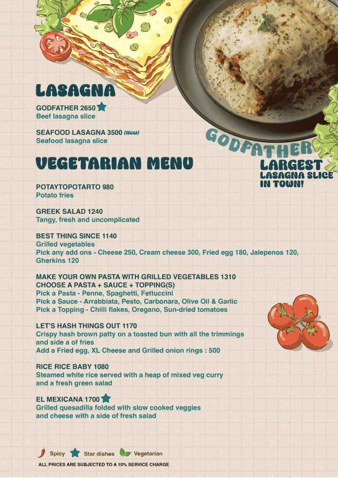 Caramel Pumpkin menu