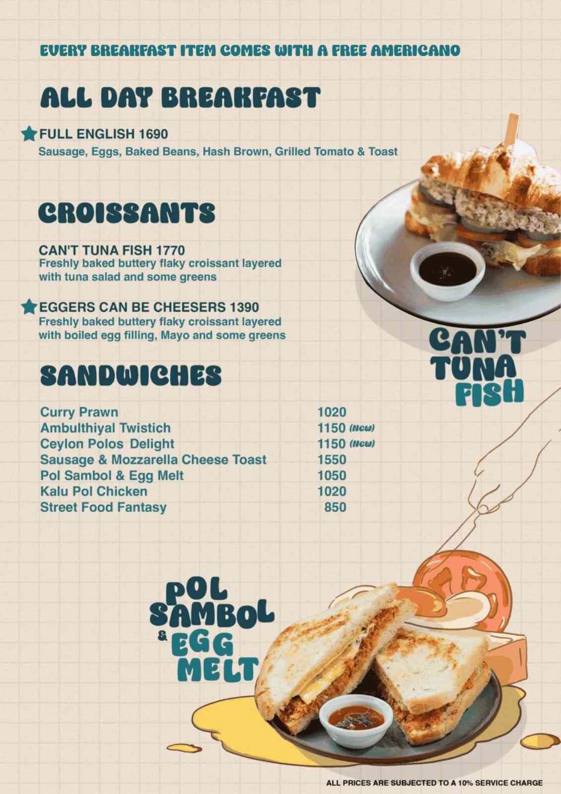 Caramel Pumpkin menu