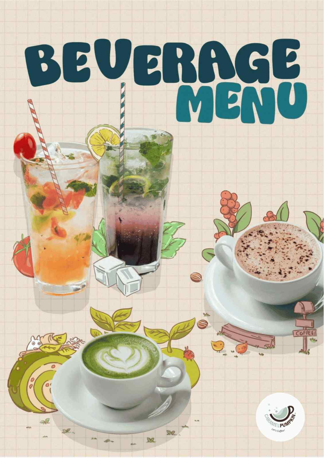 Caramel Pumpkin menu