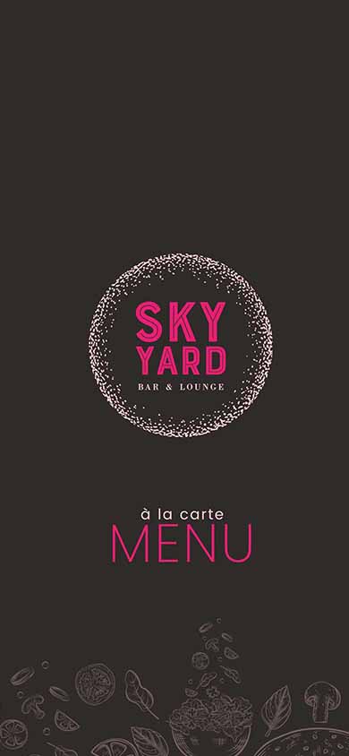 Sky Yard - Hotel Maradha menu