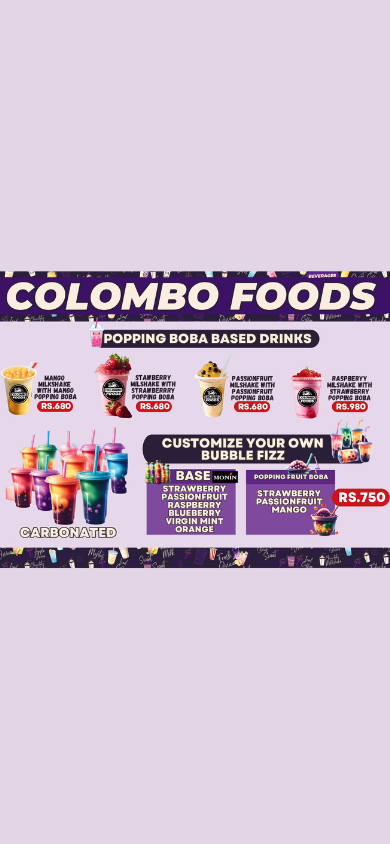 Colombo Foods menu