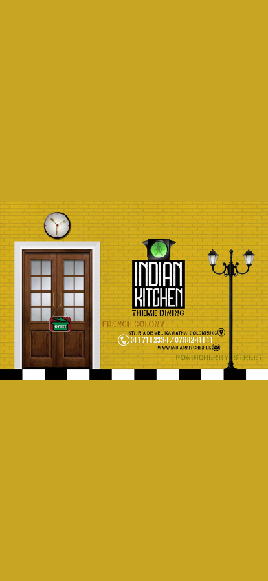 INDIAN KITCHEN menu