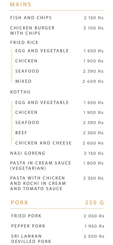 Moi Akash by DBI menu