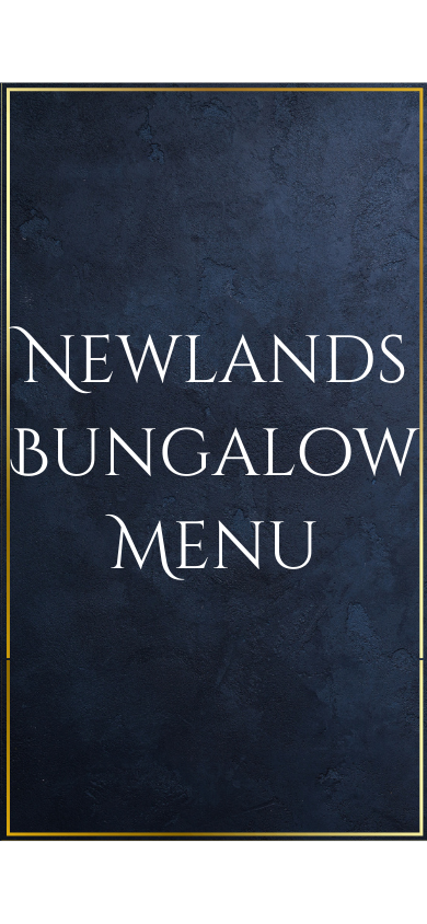 Newlands Bungalow Galle menu