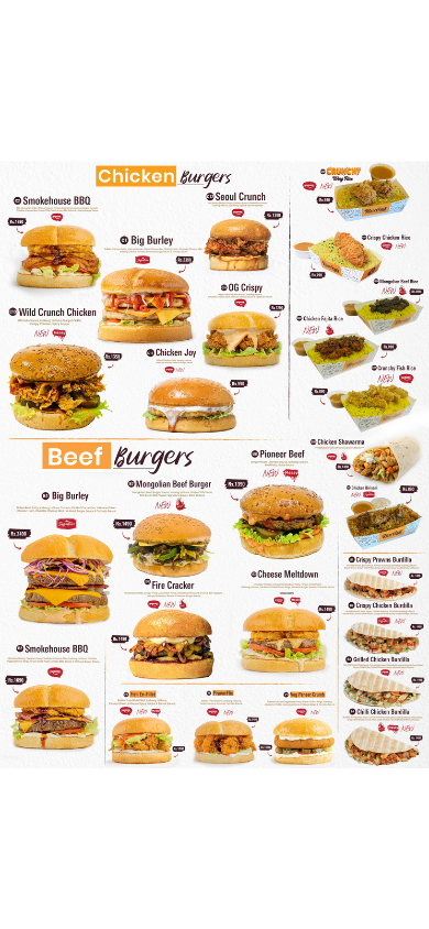 Burley’s - Burgers & Beyond menu