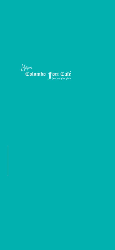 Harpo's Colombo fort cafe menu